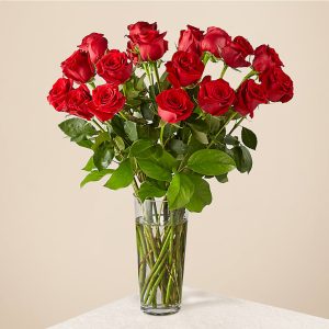 LONG STEM RED ROSE BOUQUET